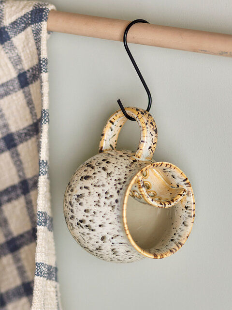 Bloomingville Alicia muggar grå set med 6 delar - 82061445 Bloomingville Alicia muggar grå set med 6 delar - 82061445