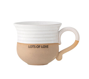Bloomingville Claire mokken 'Lots of love' set van 4 stuks Bloomingville Claire mokken 'Lots of love' set van 4 stuks