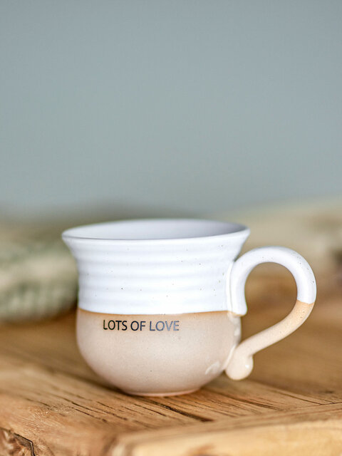 Bloomingville Claire muggar "Lots of love" set om 4 - 82062537