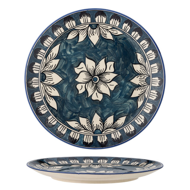 Bloomingville Assiettes Karlie Ø27,5cm bleues lot de 6 pièces - 82068306