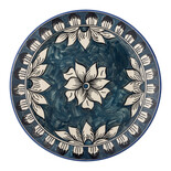 Bloomingville Karlie plates Ø27.5cm blue set of 6 pieces - 82068306