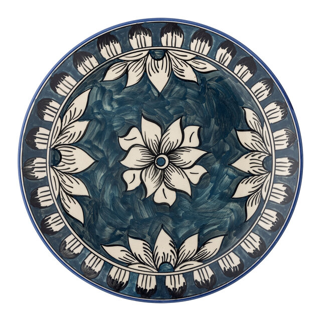 Bloomingville Assiettes Karlie Ø27,5cm bleues lot de 6 pièces - 82068306