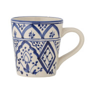 Bloomingville Karlie mokken blauw set van 6 stuks - 82068277 Bloomingville Karlie mokken blauw set van 6 stuks - 82068277
