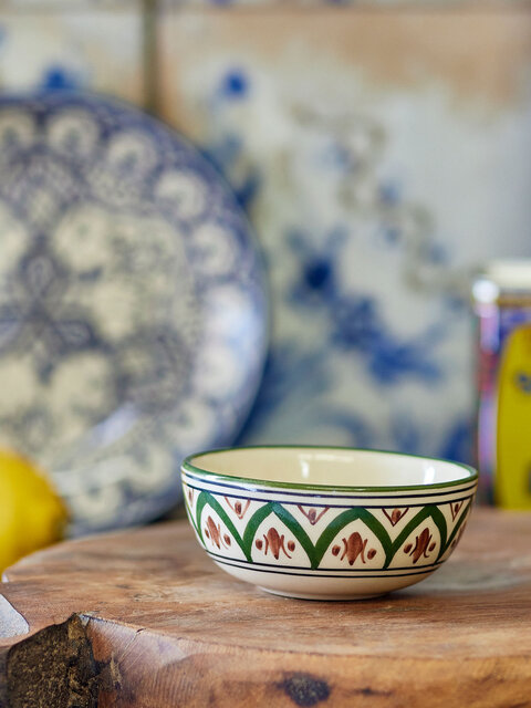 Bloomingville Karlie bowls green set of 6 pieces - 82068282