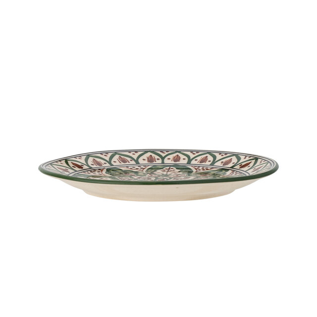 Bloomingville Karlie tallerkener Ø19cm grønt sett med 6 stk - 82068284
