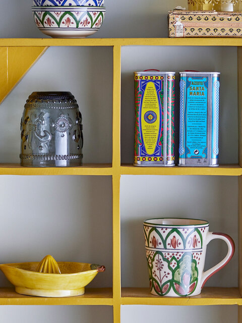 Bloomingville Karlie mugs green set of 6 pieces - 82068292 Bloomingville Karlie mugs green set of 6 pieces - 82068292