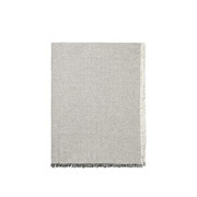 Broste Copenhagen Elouise duk svart/benvit 160x300cm - 71210355