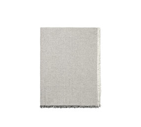 Broste Copenhagen Mantel Elouise negro/blanco roto 160x300cm Broste Copenhagen Mantel Elouise negro/blanco roto 160x300cm