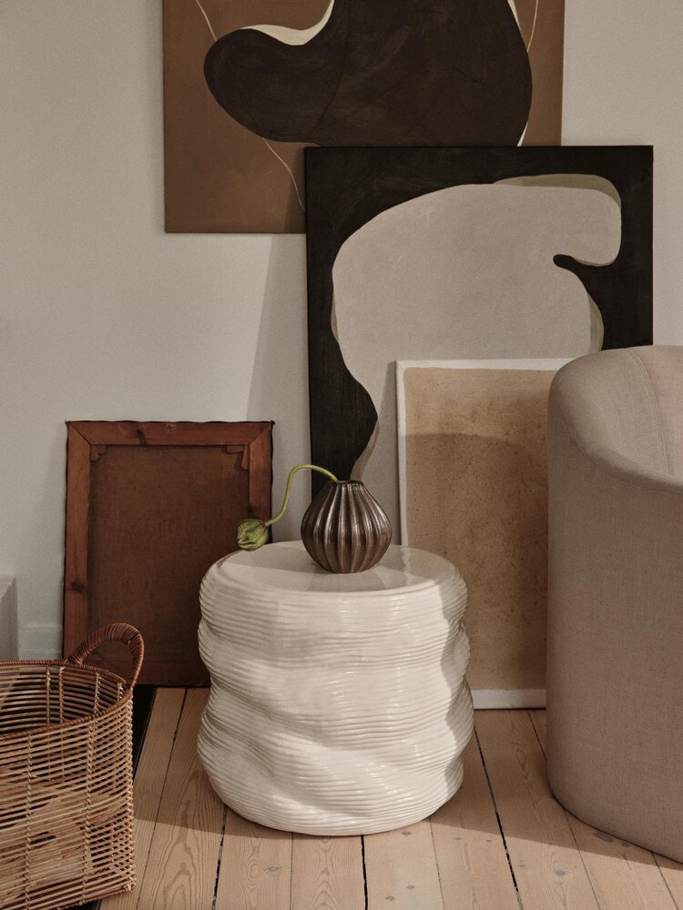 Broste Copenhagen Lergodsbord off white - 59000003