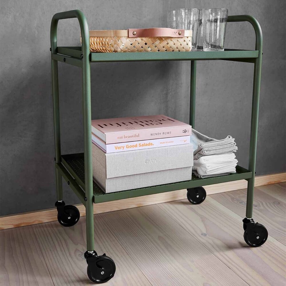 OYOY Maki trolley olive - L301313 OYOY Maki trolley olive - L301313
