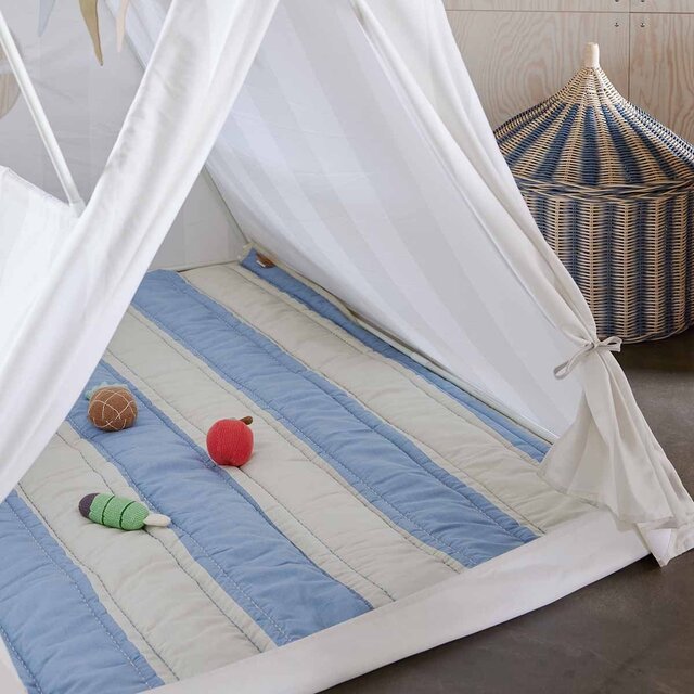 OYOY Stribet plaid - M107701