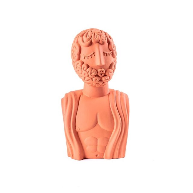Seletti Magna graecia terracotta bust man object - 11512
