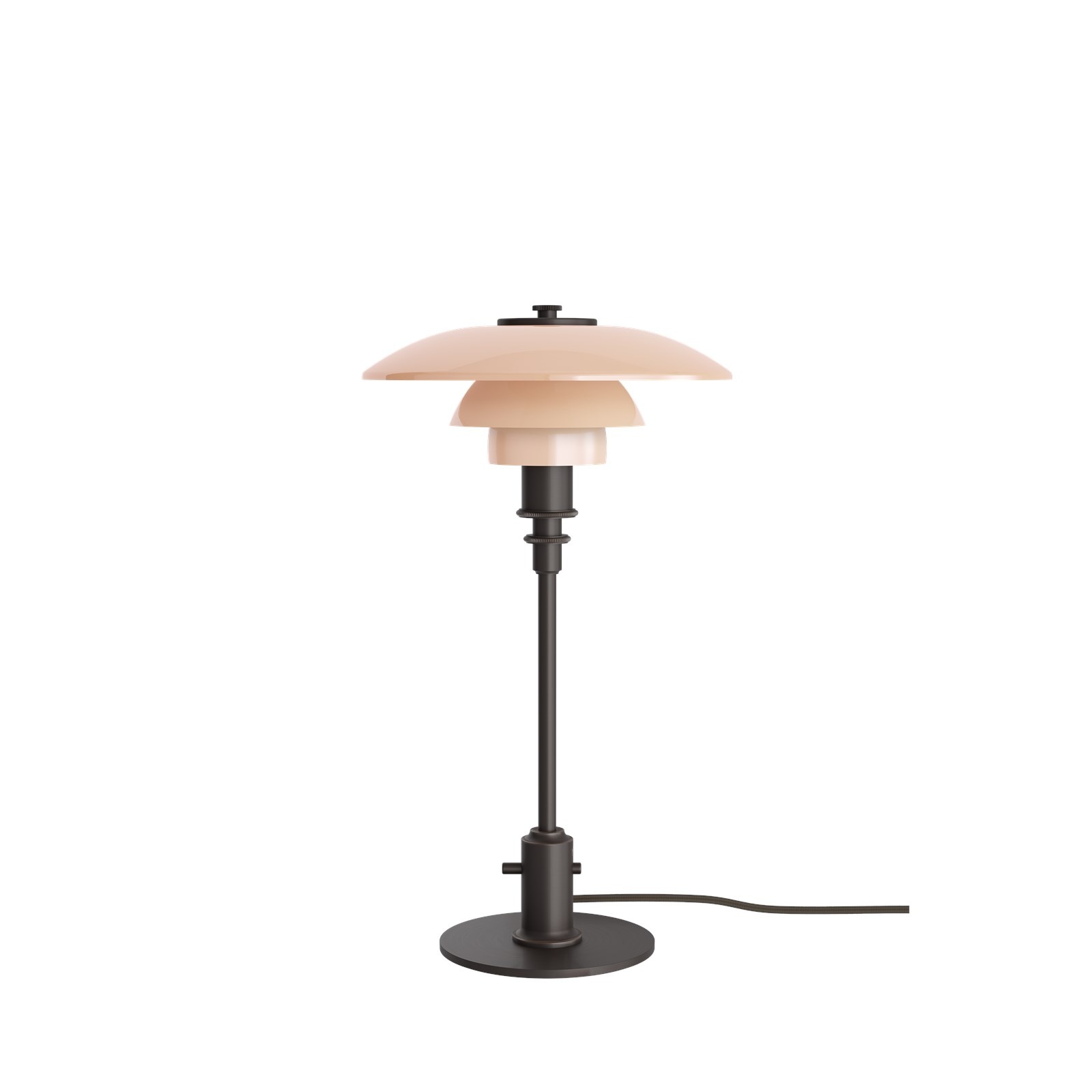 Louis Poulsen Lampe de table PH 2/1 terre cuite poussiéreuse - 5744171740