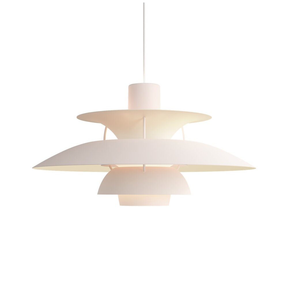 Louis Poulsen PH 5 hængelampe monokrom bleg blush - 5741115042 Louis Poulsen PH 5 hængelampe monokrom bleg blush - 5741115042