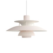 Louis Poulsen Lámpara colgante PH 5 monocromática rubor pálido - 5741115042 Louis Poulsen Lámpara colgante PH 5 monocromática rubor pálido - 5741115042