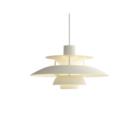 Louis Poulsen Lámpara colgante mini PH 5 monocromática peltre pálido Louis Poulsen Lámpara colgante mini PH 5 monocromática peltre pálido