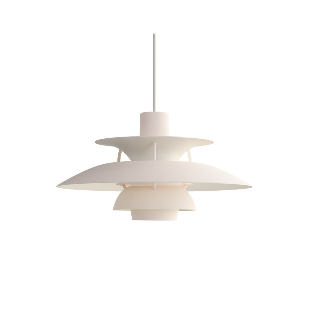Louis Poulsen PH 5 mini pendant lamp monochrome pale blush - 5741115000