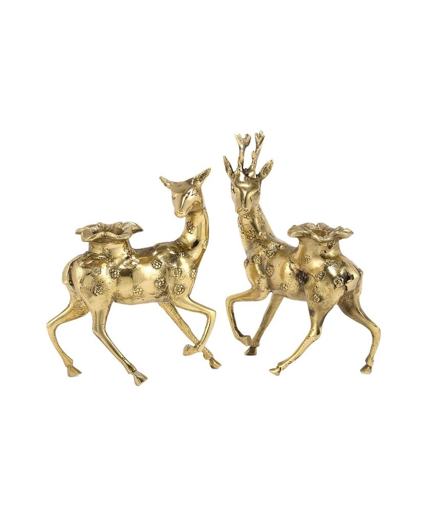 Doing Goods Lovely deer candlestick set of 2 pieces - 1.20.30.041.099.4