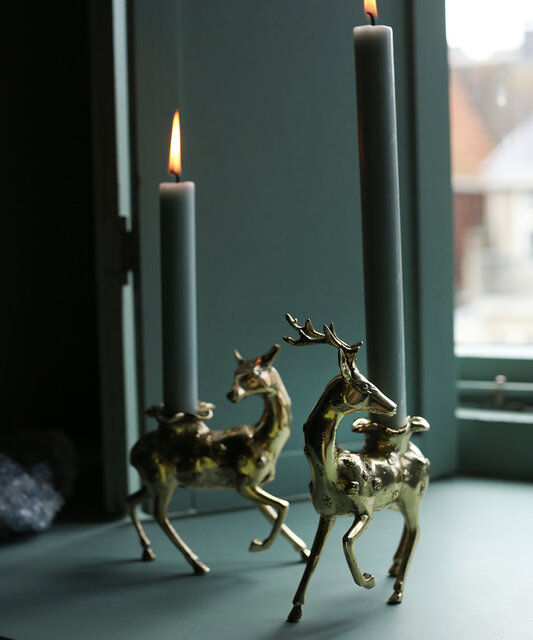 Doing Goods Lovely deer candlestick set of 2 pieces - 1.20.30.041.099.4