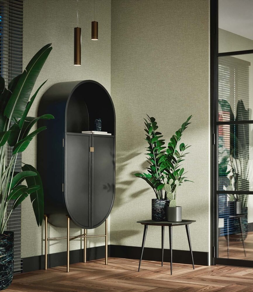 KEK Amsterdam Papier peint naturel chic aspect lin Queens - SW-009