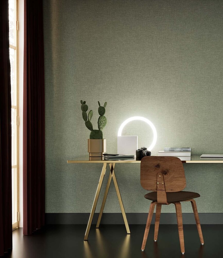 KEK Amsterdam Papier peint naturel chic aspect lin Queens - SW-009