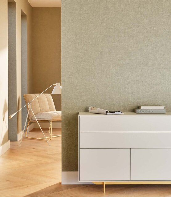 KEK Amsterdam Papel pintado natural chic aspecto lino Long Island - SW-013