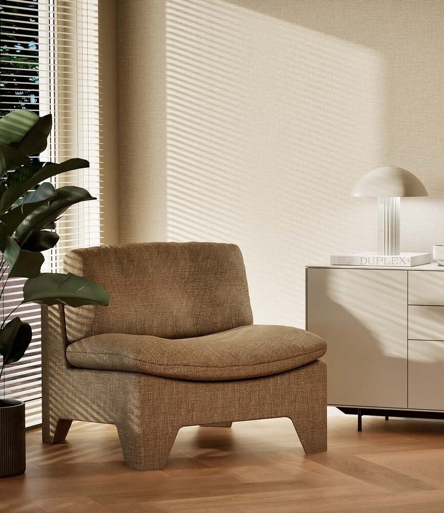 KEK Amsterdam Natural chic wallpaper linen look Madeira - SW-011 KEK Amsterdam Natural chic wallpaper linen look Madeira - SW-011