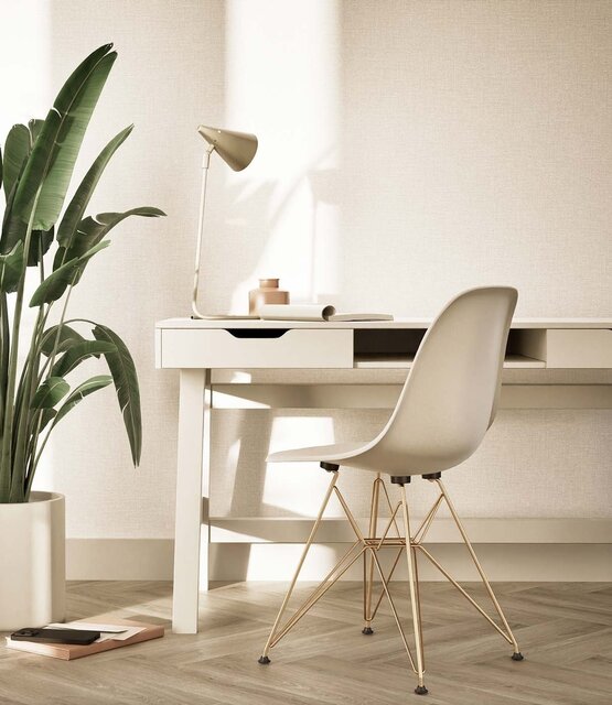 KEK Amsterdam Natural chic wallpaper linen look Manhattan - SW-008