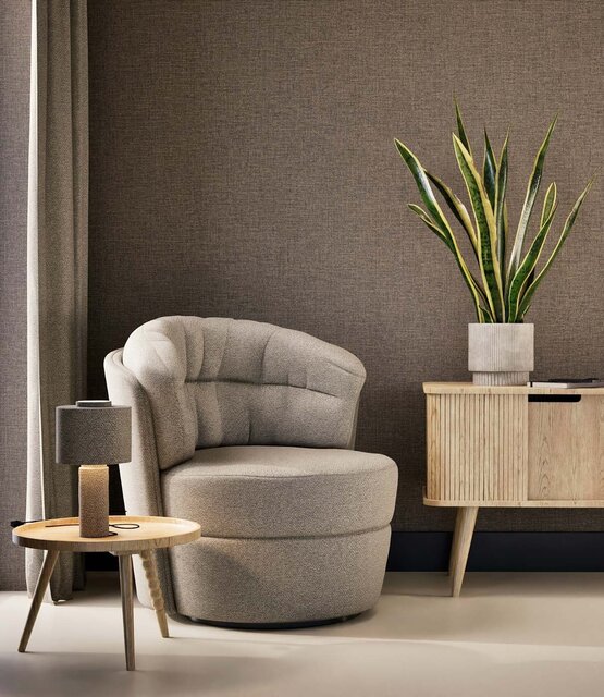 KEK Amsterdam Papier peint naturel chic aspect lin Brooklyn - SW-015