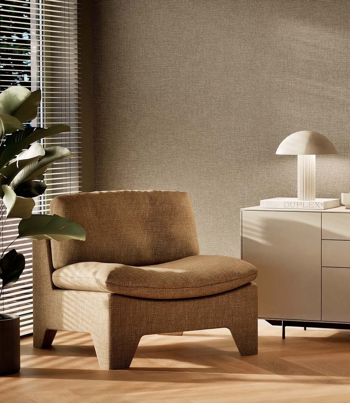 KEK Amsterdam Papier peint naturel chic aspect lin New Jersey - SW-014