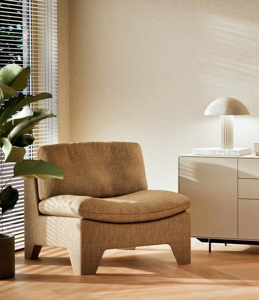 KEK Amsterdam Papier peint naturel chic aspect lin Ibiza - SW-010