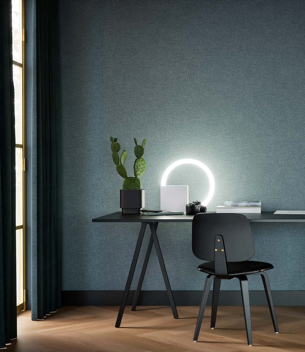 KEK Amsterdam Papier peint naturel chic aspect lin Seattle - SW-005