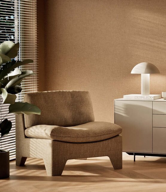 KEK Amsterdam Natural chic wallpaper linen look San Diego - SW-004