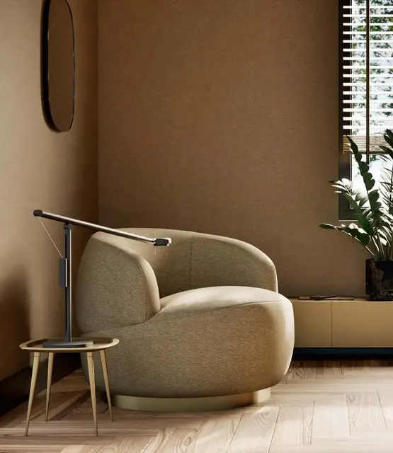 KEK Amsterdam Papier peint naturel chic aspect lin San Diego - SW-004