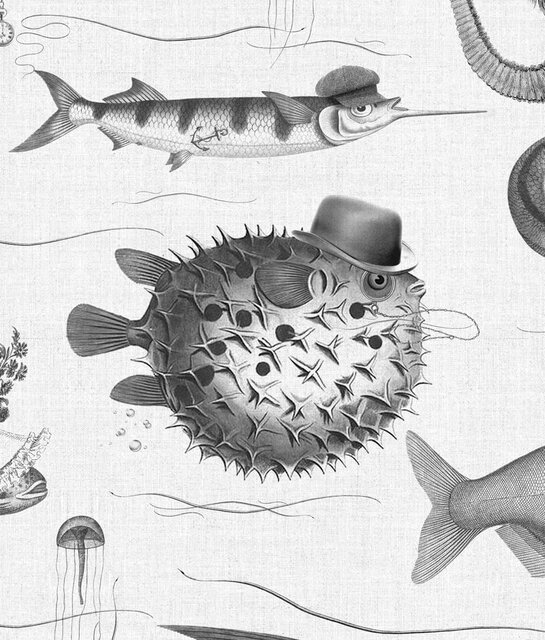 KEK Amsterdam Dandy Fish behang - WP-803