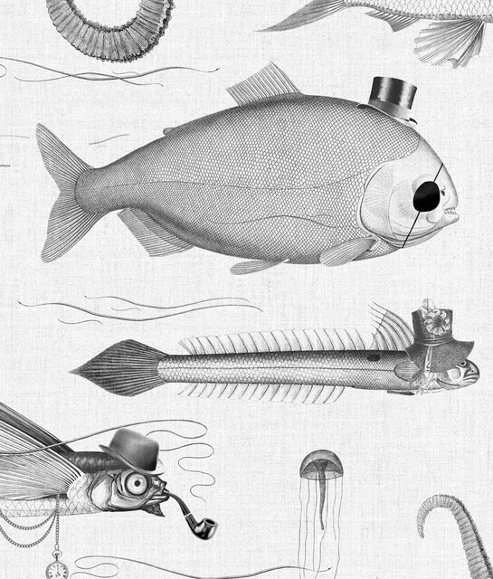 KEK Amsterdam Dandy Fish behang - WP-803