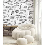 KEK Amsterdam Carta da parati Dandy Fish - WP-803