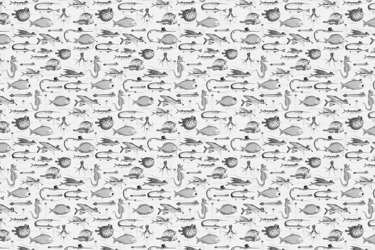 KEK Amsterdam Dandy Fish Tapete – WP-803 KEK Amsterdam Dandy Fish Tapete – WP-803