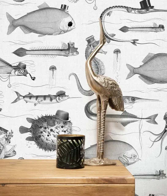 KEK Amsterdam Dandy Fish behang - WP-803
