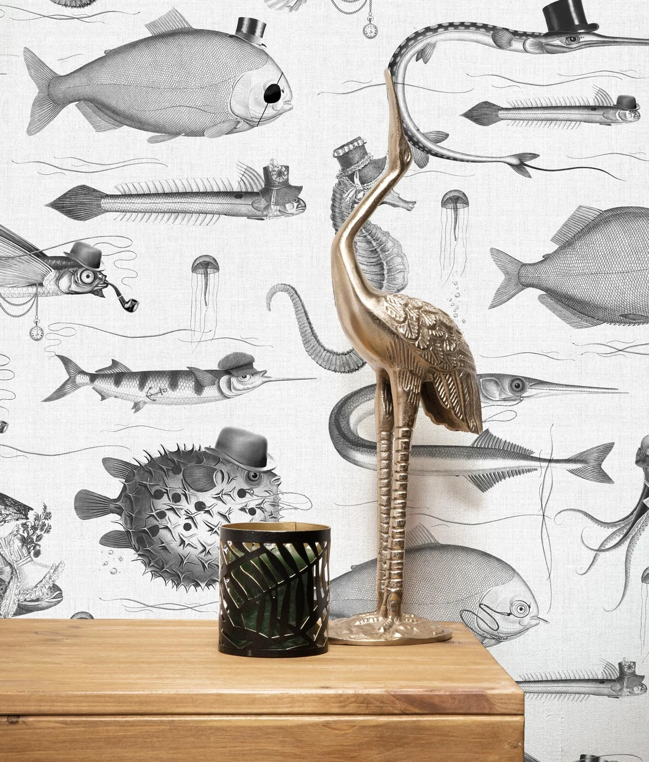 KEK Amsterdam Papier peint Dandy Fish - WP-803