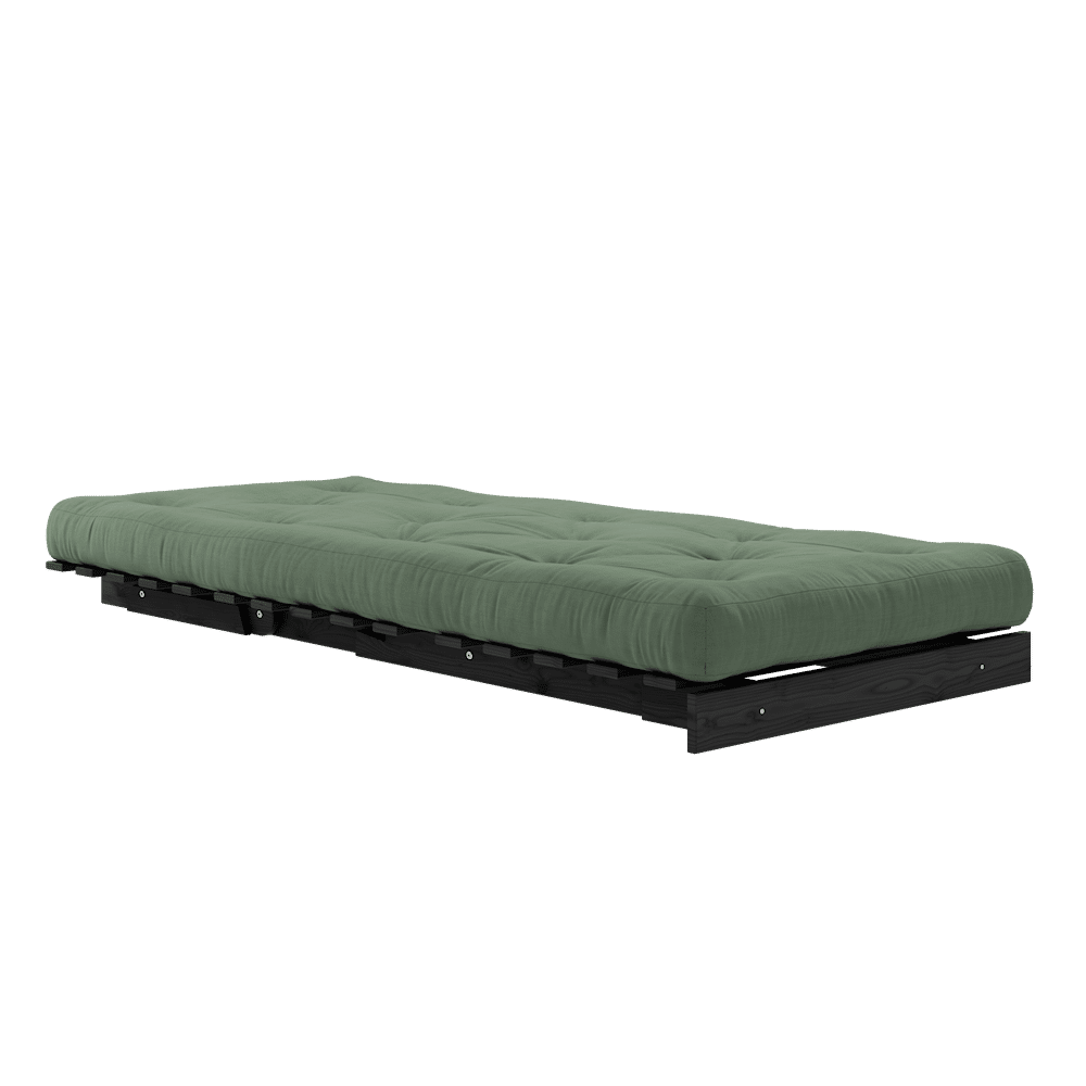 Karup Design Roots 90 (sleeping) armchair black night/olive green - 123402756090 Karup Design Roots 90 (sleeping) armchair black night/olive green - 123402756090