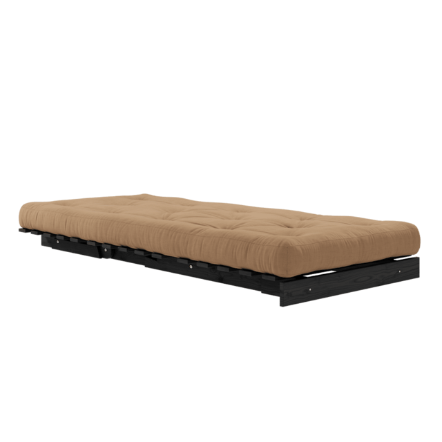 Karup Design Roots 90 (sovende) lenestol svart natt/mokka - 123402755090