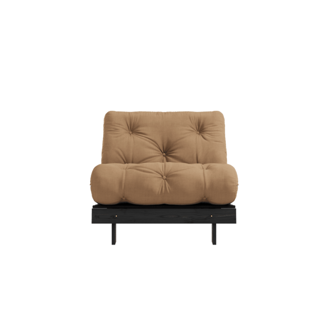 Karup Design Roots 90 (sovende) lenestol svart natt/mokka - 123402755090