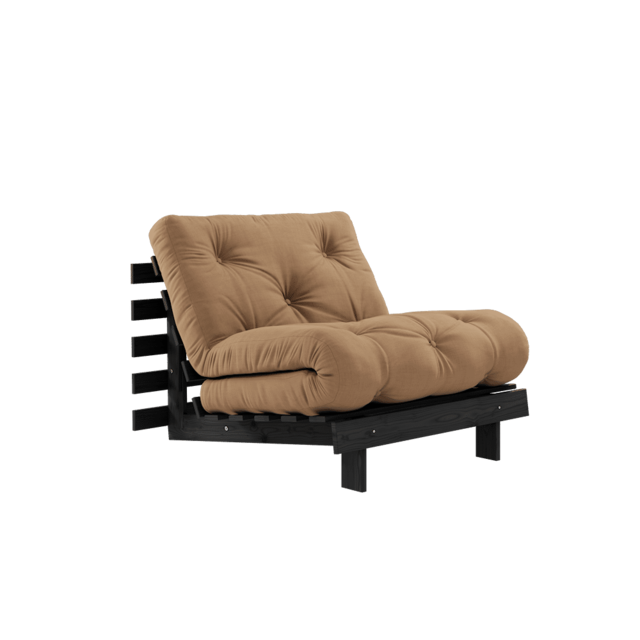 Karup Design Roots 90 (sleeping) armchair black night/mocha - 123402755090