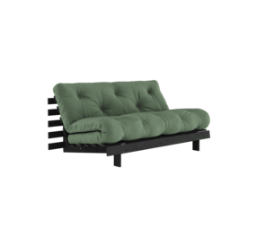 Karup Design Roots 160 (sove) sofa sort nat/olivengrøn Karup Design Roots 160 (sove) sofa sort nat/olivengrøn
