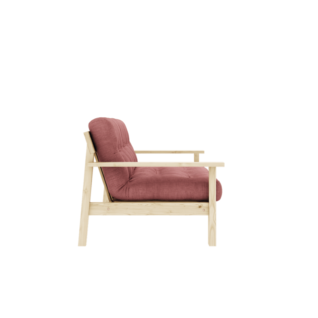 Karup Design Slap af (sove) sofa naturligt træ/sorbet pink - 134101516