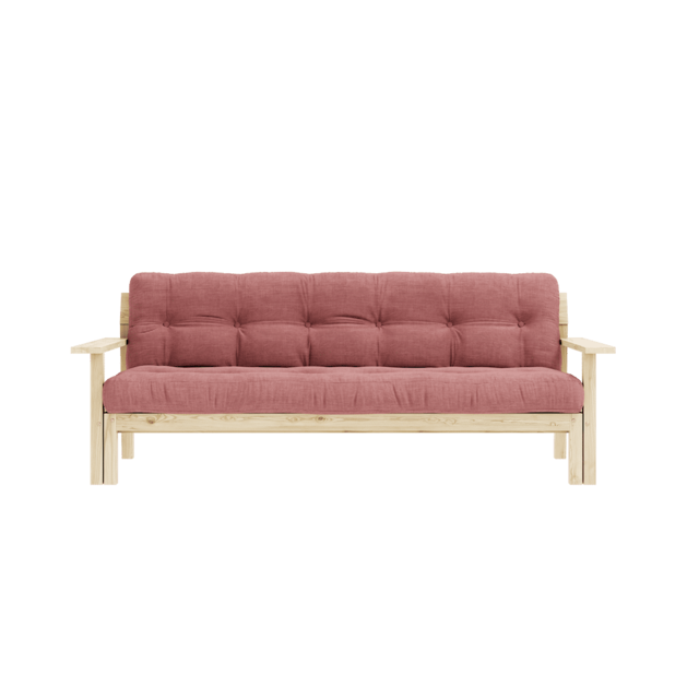 Karup Design Slap af (sove) sofa naturligt træ/sorbet pink - 134101516
