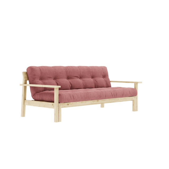 Karup Design Slap af (sove) sofa naturligt træ/sorbet pink - 134101516