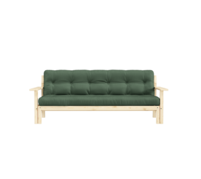 Karup Design Canapé relax (couchage) bois naturel/vert olive Karup Design Canapé relax (couchage) bois naturel/vert olive