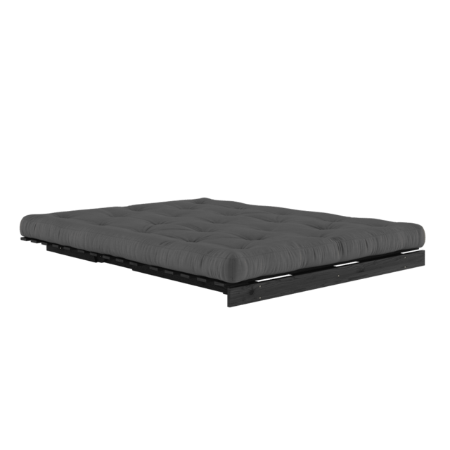 Karup Design Canapé Roots 160 (couchage) noir nuit/gris foncé - 123402734160